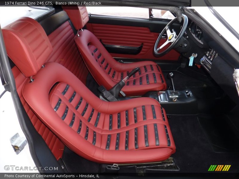 Front Seat of 1974 Dino 246 GTS