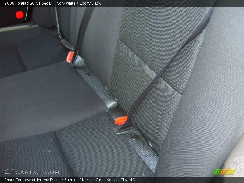 Ivory White / Ebony Black 2008 Pontiac G6 GT Sedan
