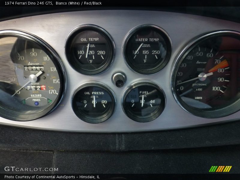  1974 Dino 246 GTS 246 GTS Gauges