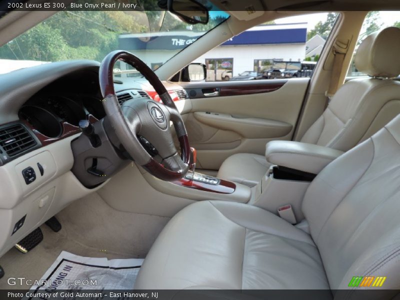 Blue Onyx Pearl / Ivory 2002 Lexus ES 300