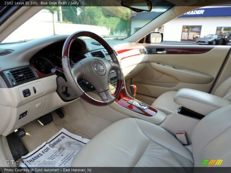 Blue Onyx Pearl / Ivory 2002 Lexus ES 300