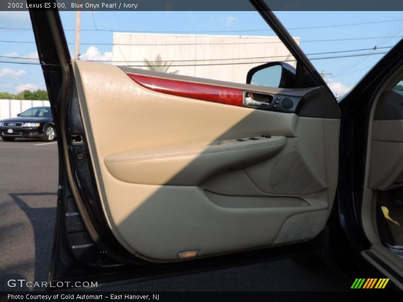 Blue Onyx Pearl / Ivory 2002 Lexus ES 300