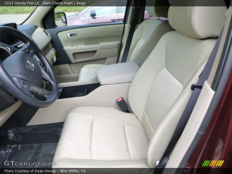  2013 Pilot LX Beige Interior