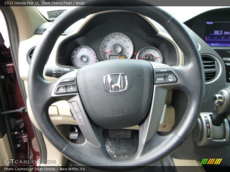  2013 Pilot LX Steering Wheel