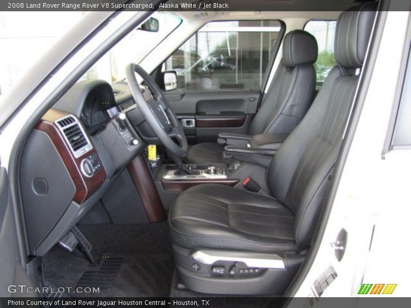 Alaska White / Jet Black 2008 Land Rover Range Rover V8 Supercharged