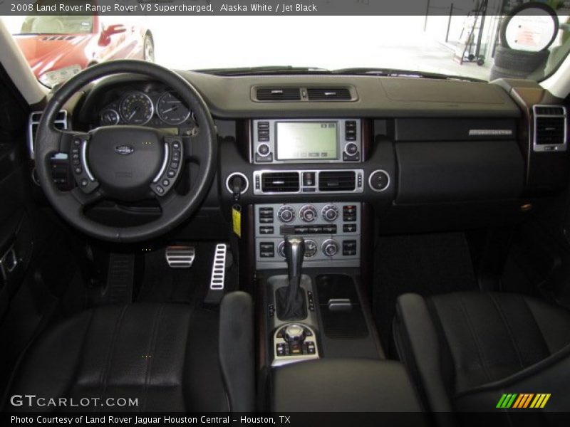 Alaska White / Jet Black 2008 Land Rover Range Rover V8 Supercharged