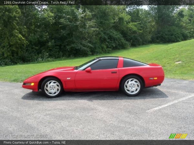 Torch Red / Red 1993 Chevrolet Corvette Coupe