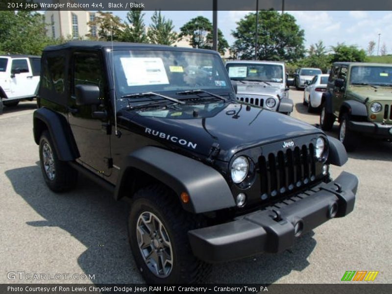 Black / Black 2014 Jeep Wrangler Rubicon 4x4