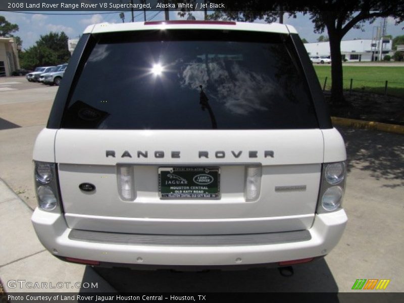 Alaska White / Jet Black 2008 Land Rover Range Rover V8 Supercharged