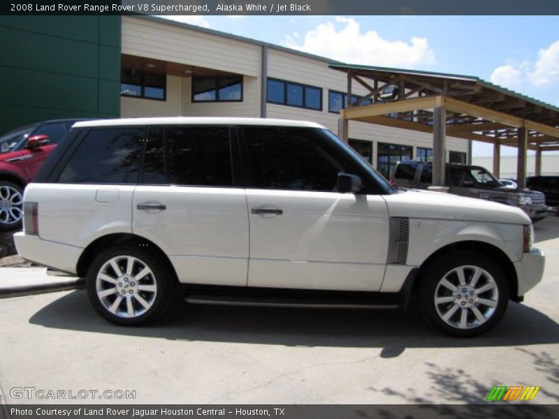 Alaska White / Jet Black 2008 Land Rover Range Rover V8 Supercharged