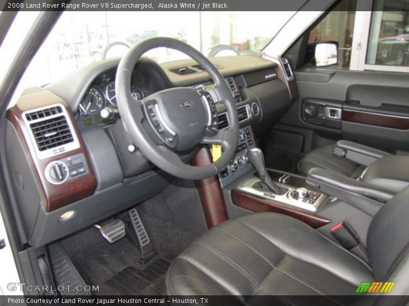 Alaska White / Jet Black 2008 Land Rover Range Rover V8 Supercharged
