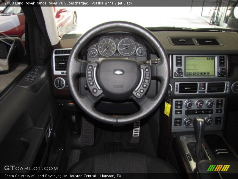 Alaska White / Jet Black 2008 Land Rover Range Rover V8 Supercharged