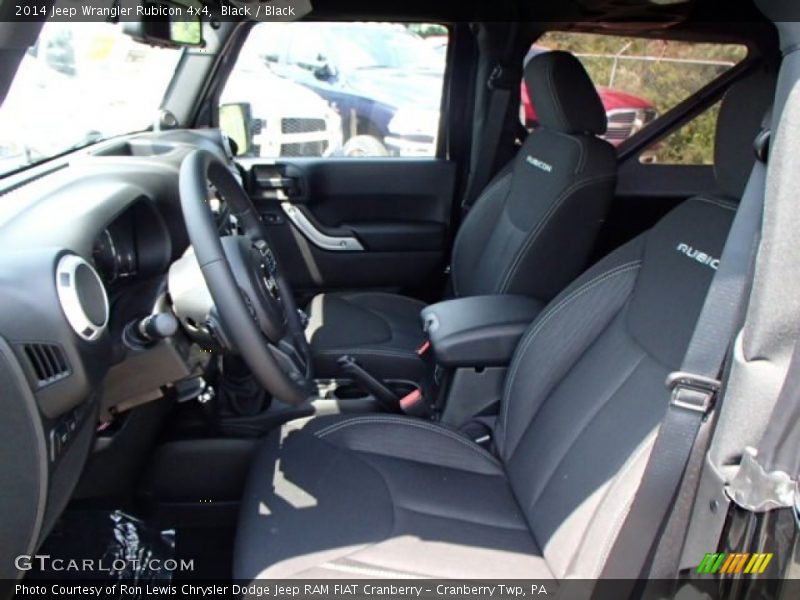 Front Seat of 2014 Wrangler Rubicon 4x4