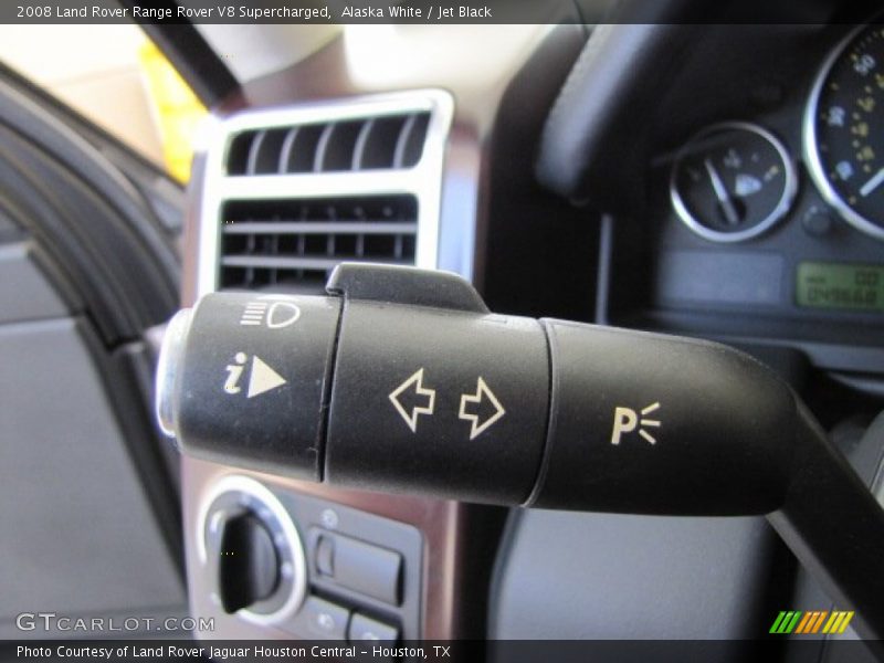 Alaska White / Jet Black 2008 Land Rover Range Rover V8 Supercharged