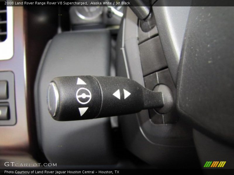 Alaska White / Jet Black 2008 Land Rover Range Rover V8 Supercharged