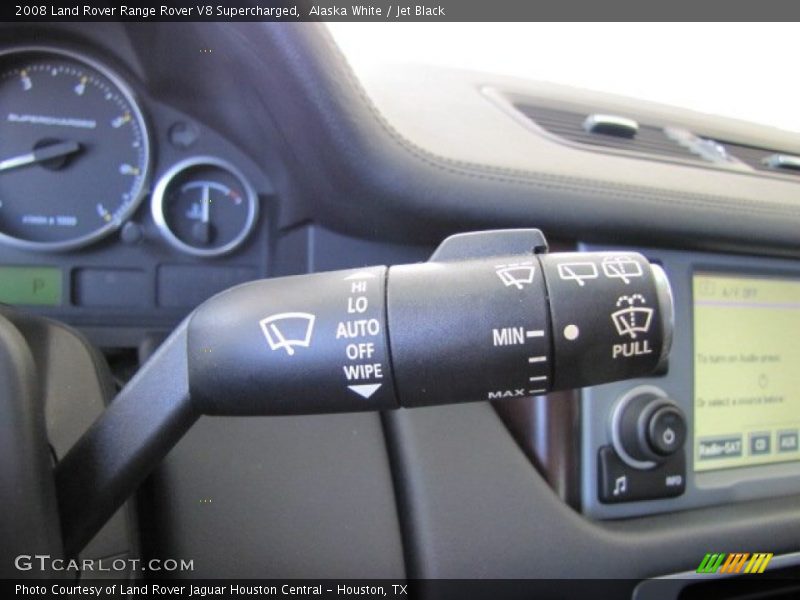 Alaska White / Jet Black 2008 Land Rover Range Rover V8 Supercharged