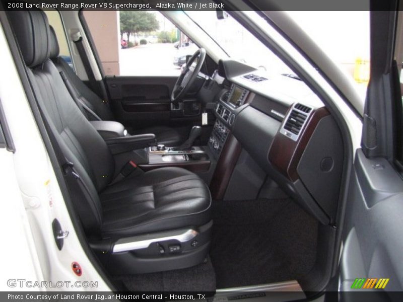 Alaska White / Jet Black 2008 Land Rover Range Rover V8 Supercharged