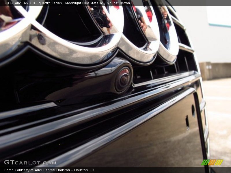 Moonlight Blue Metallic / Nougat Brown 2014 Audi A6 3.0T quattro Sedan