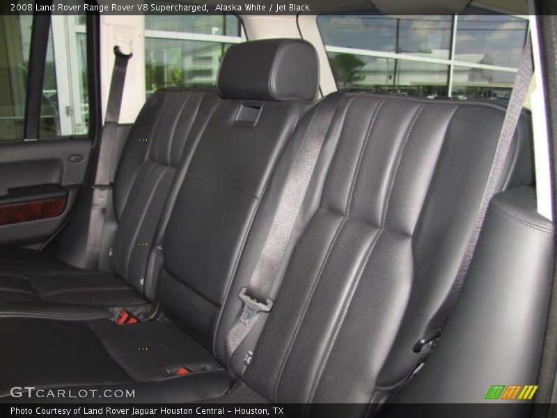 Alaska White / Jet Black 2008 Land Rover Range Rover V8 Supercharged