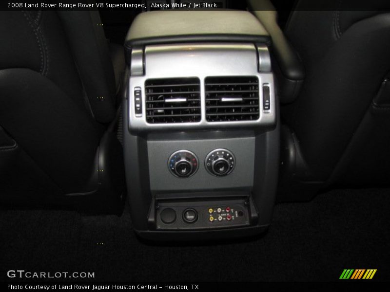 Alaska White / Jet Black 2008 Land Rover Range Rover V8 Supercharged