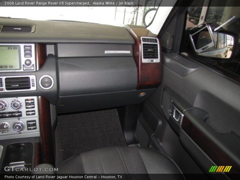 Alaska White / Jet Black 2008 Land Rover Range Rover V8 Supercharged