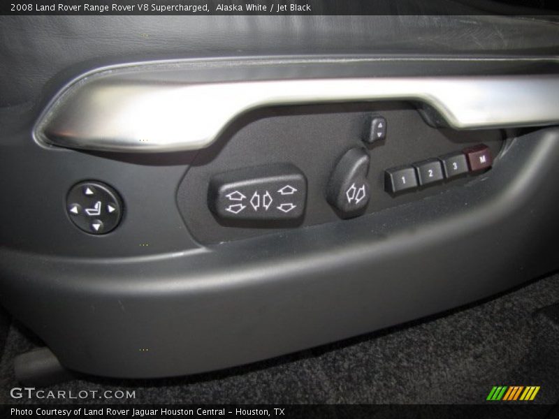 Alaska White / Jet Black 2008 Land Rover Range Rover V8 Supercharged