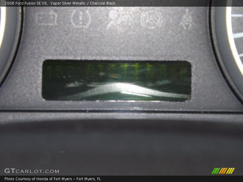 Vapor Silver Metallic / Charcoal Black 2008 Ford Fusion SE V6
