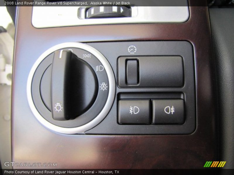 Alaska White / Jet Black 2008 Land Rover Range Rover V8 Supercharged