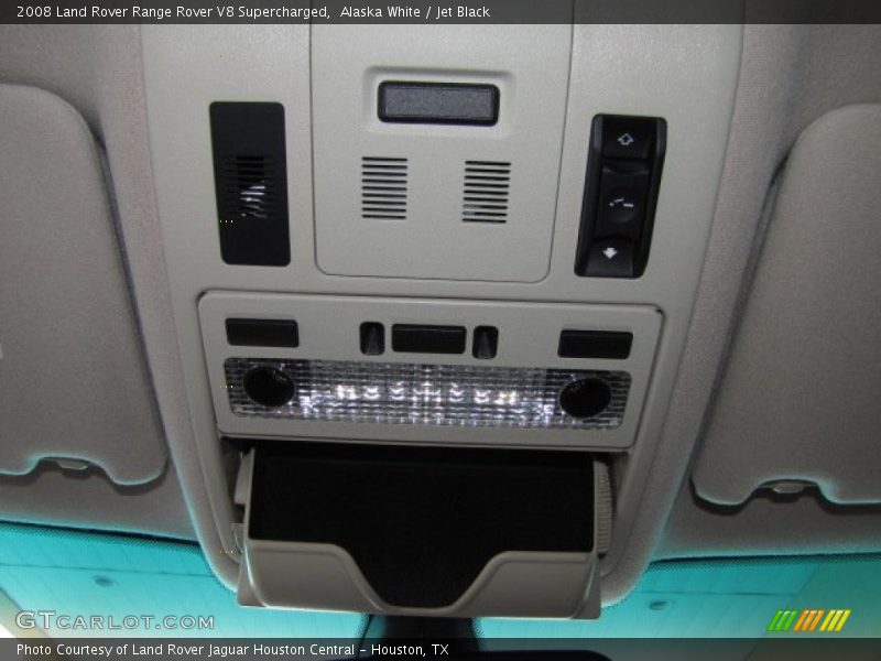 Alaska White / Jet Black 2008 Land Rover Range Rover V8 Supercharged