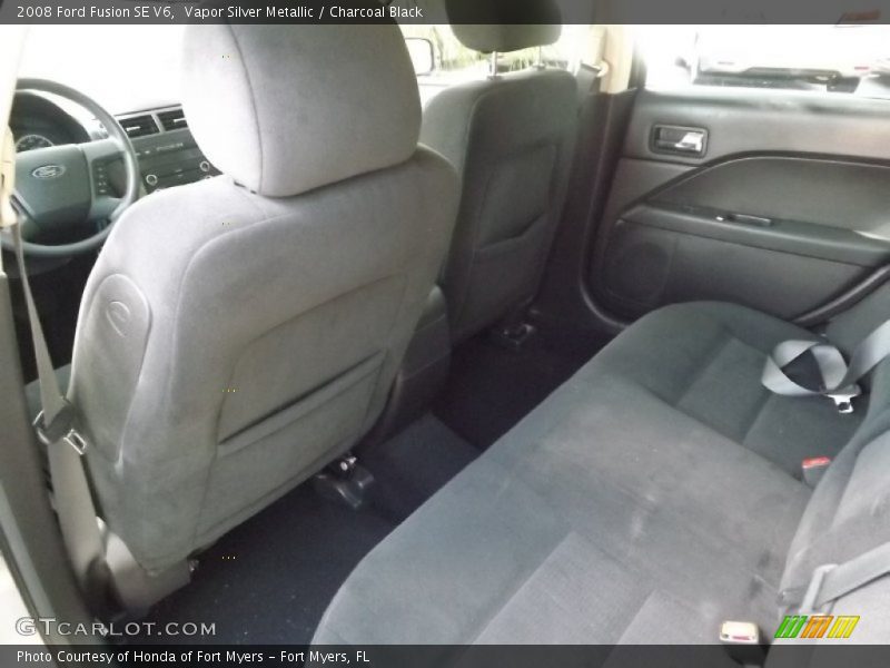 Vapor Silver Metallic / Charcoal Black 2008 Ford Fusion SE V6