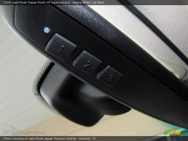 Alaska White / Jet Black 2008 Land Rover Range Rover V8 Supercharged
