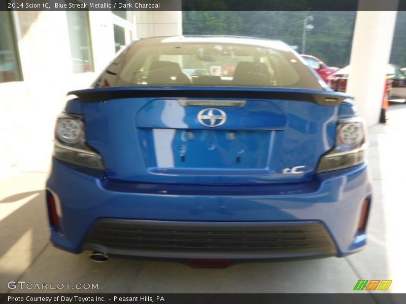 Blue Streak Metallic / Dark Charcoal 2014 Scion tC