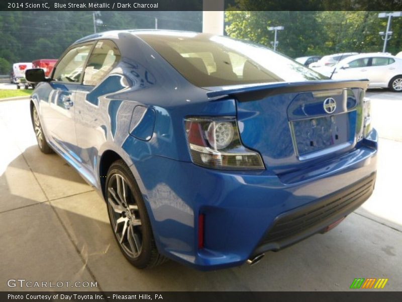 Blue Streak Metallic / Dark Charcoal 2014 Scion tC