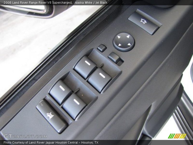Alaska White / Jet Black 2008 Land Rover Range Rover V8 Supercharged
