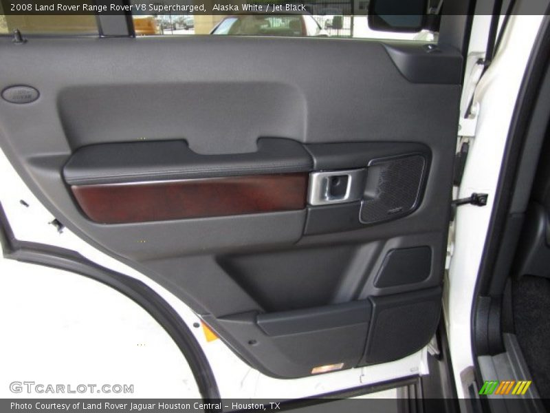 Alaska White / Jet Black 2008 Land Rover Range Rover V8 Supercharged