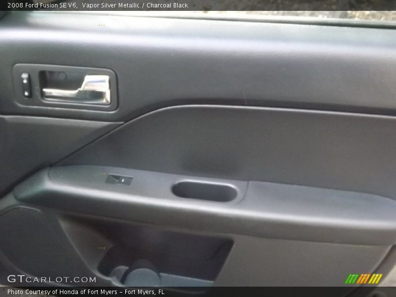 Vapor Silver Metallic / Charcoal Black 2008 Ford Fusion SE V6