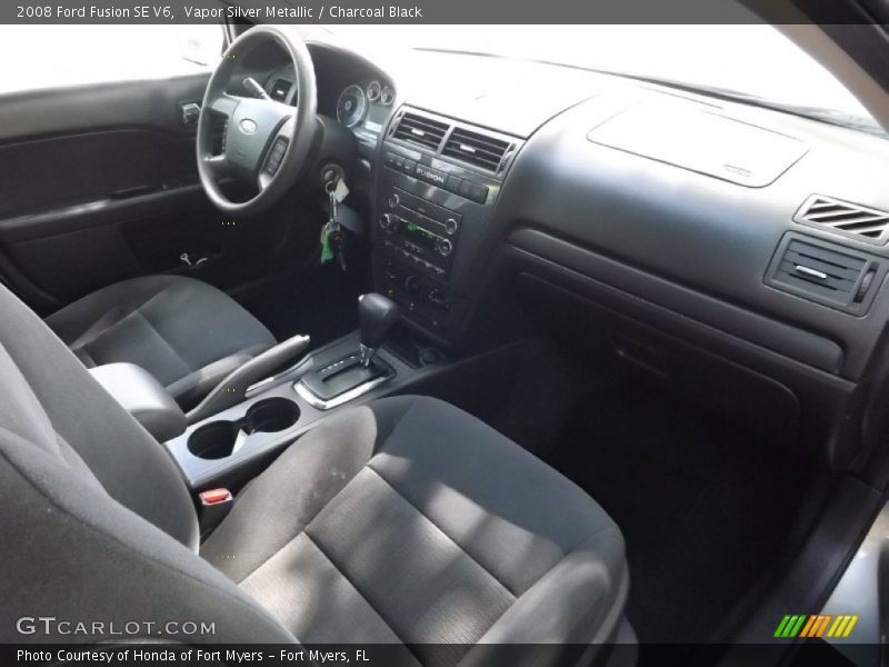 Vapor Silver Metallic / Charcoal Black 2008 Ford Fusion SE V6