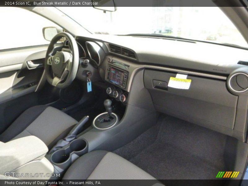 Blue Streak Metallic / Dark Charcoal 2014 Scion tC