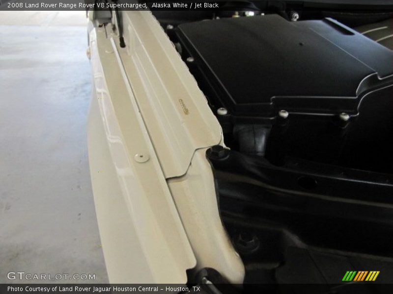 Alaska White / Jet Black 2008 Land Rover Range Rover V8 Supercharged