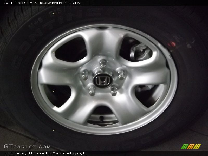 Basque Red Pearl II / Gray 2014 Honda CR-V LX