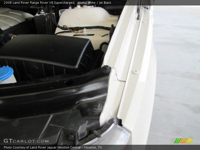 Alaska White / Jet Black 2008 Land Rover Range Rover V8 Supercharged