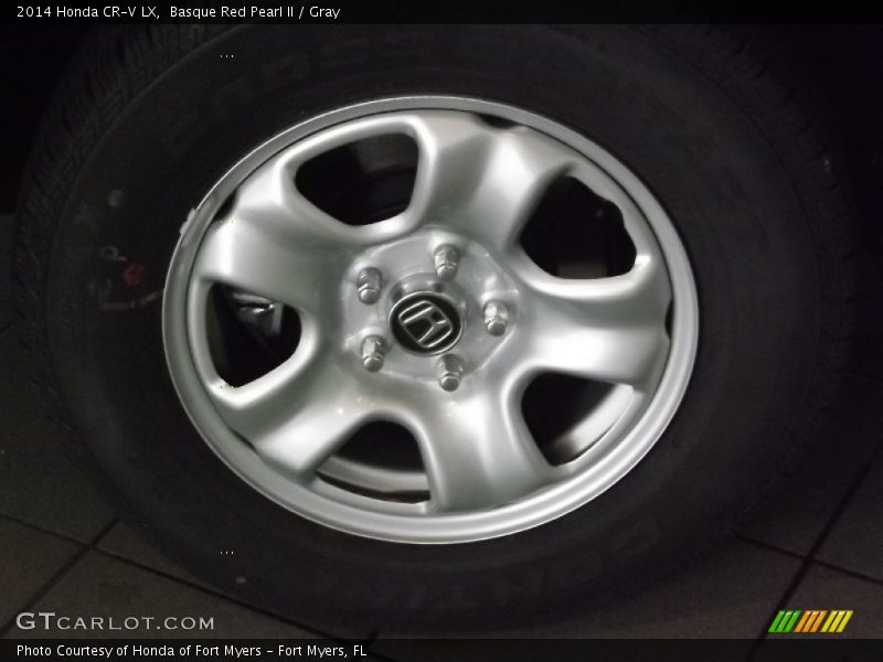 Basque Red Pearl II / Gray 2014 Honda CR-V LX