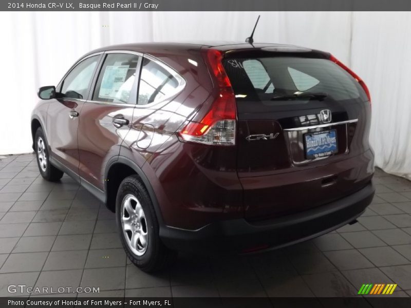 Basque Red Pearl II / Gray 2014 Honda CR-V LX