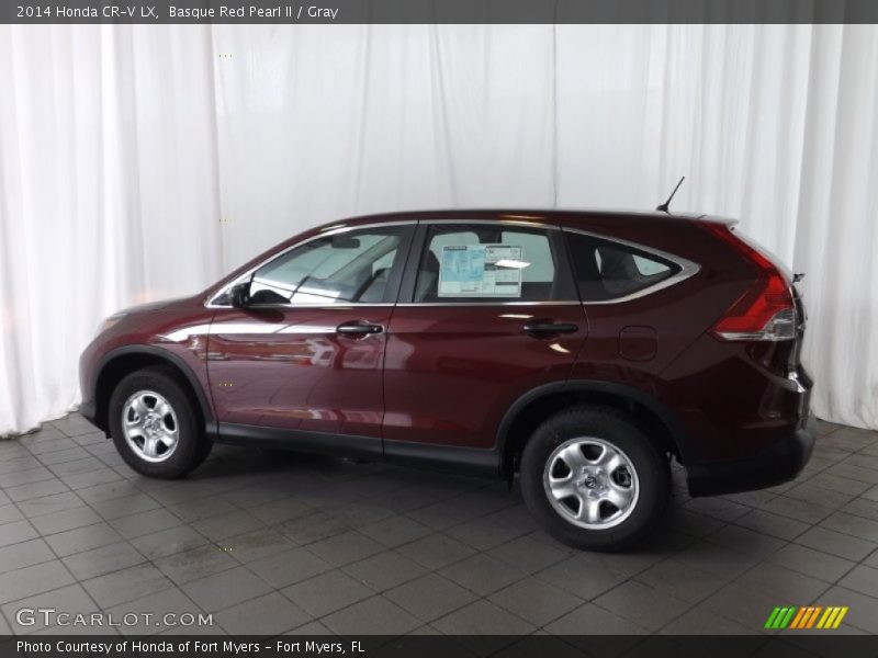 Basque Red Pearl II / Gray 2014 Honda CR-V LX