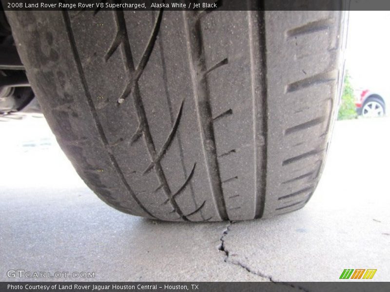 Alaska White / Jet Black 2008 Land Rover Range Rover V8 Supercharged