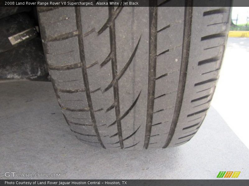 Alaska White / Jet Black 2008 Land Rover Range Rover V8 Supercharged