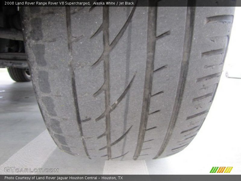 Alaska White / Jet Black 2008 Land Rover Range Rover V8 Supercharged
