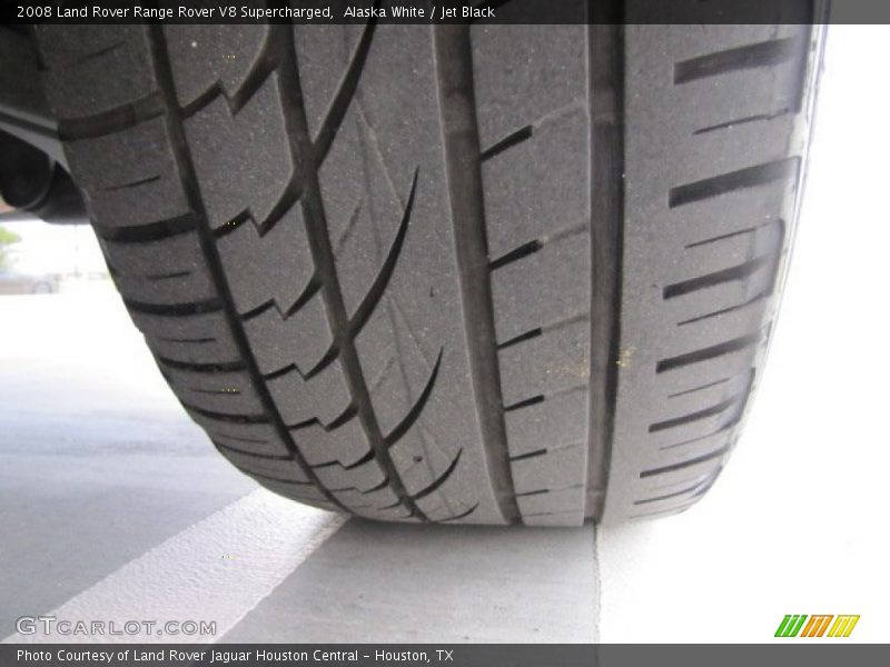 Alaska White / Jet Black 2008 Land Rover Range Rover V8 Supercharged