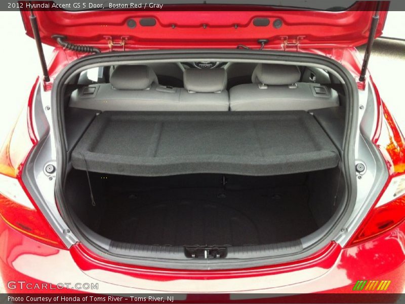 Boston Red / Gray 2012 Hyundai Accent GS 5 Door