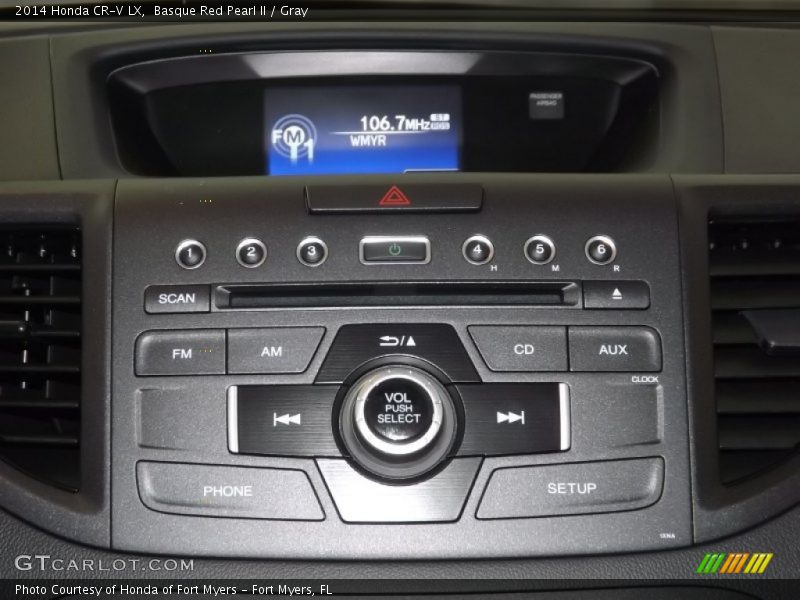 Basque Red Pearl II / Gray 2014 Honda CR-V LX